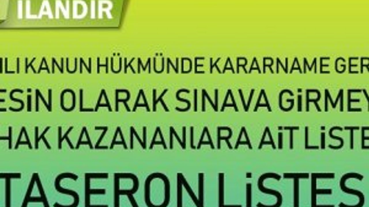Hakkari Belediyesi kesin Taşeron sınav listesi