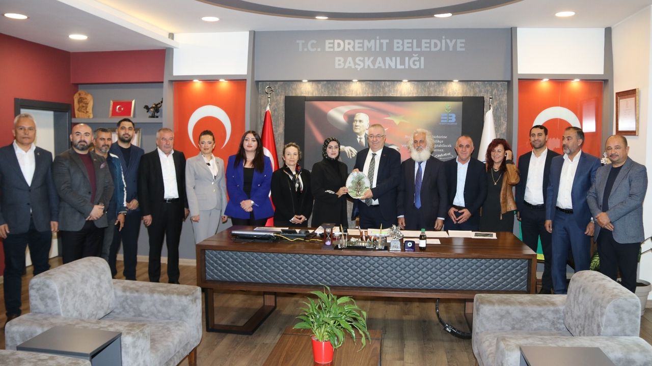 Edremit Belediyesi'nden Edremit Belediyesi’ne ziyaret