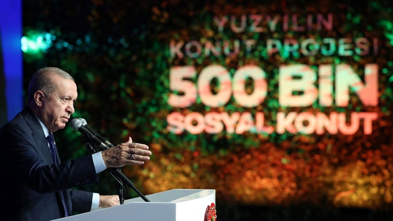 Erdoğan, 500 Bin Konut Projesi'nin detaylarını açıkladı