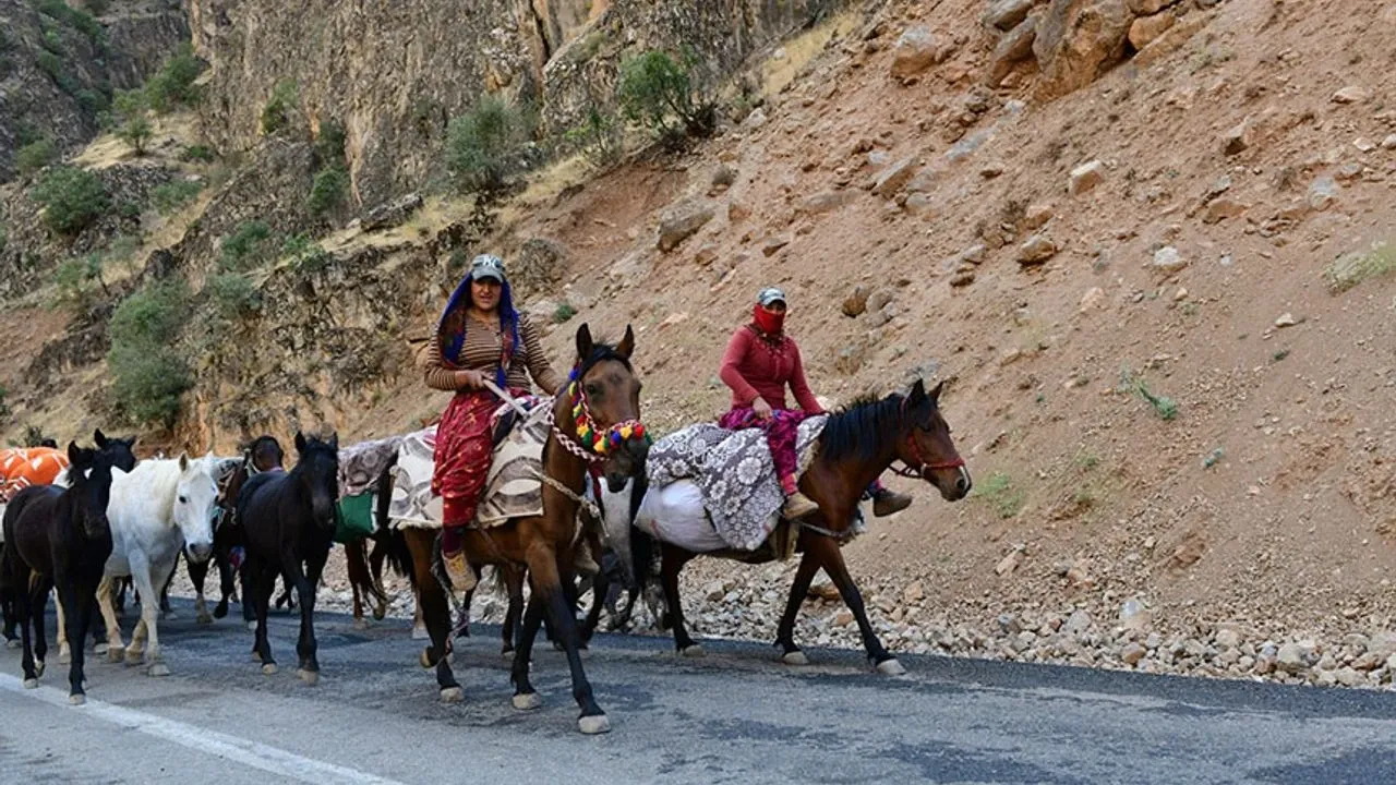 Van'da göçerlerin zorlu yolculuğu başladı