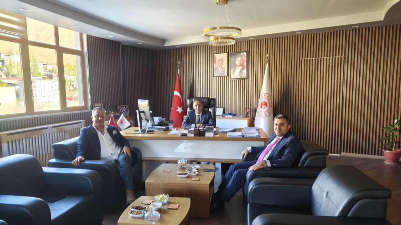 Kaya ve Azizoğlu’ndan İl Müdürü Adıgüzel’e ziyaret