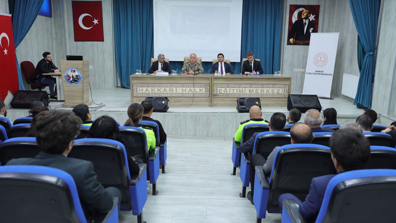 Hakkari'de okul güvenliği masaya yatırıldı
