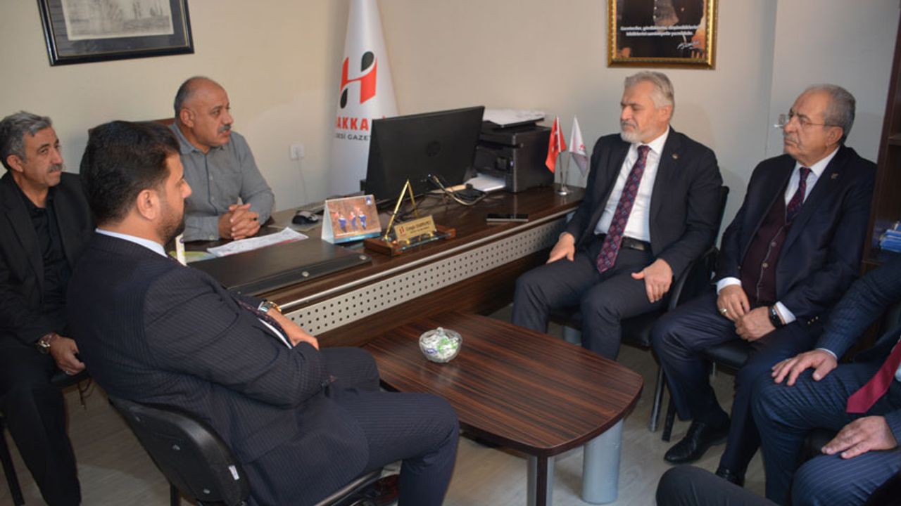 YRP heyetinden Hakkari İl Sesi Gazetesine ziyaret