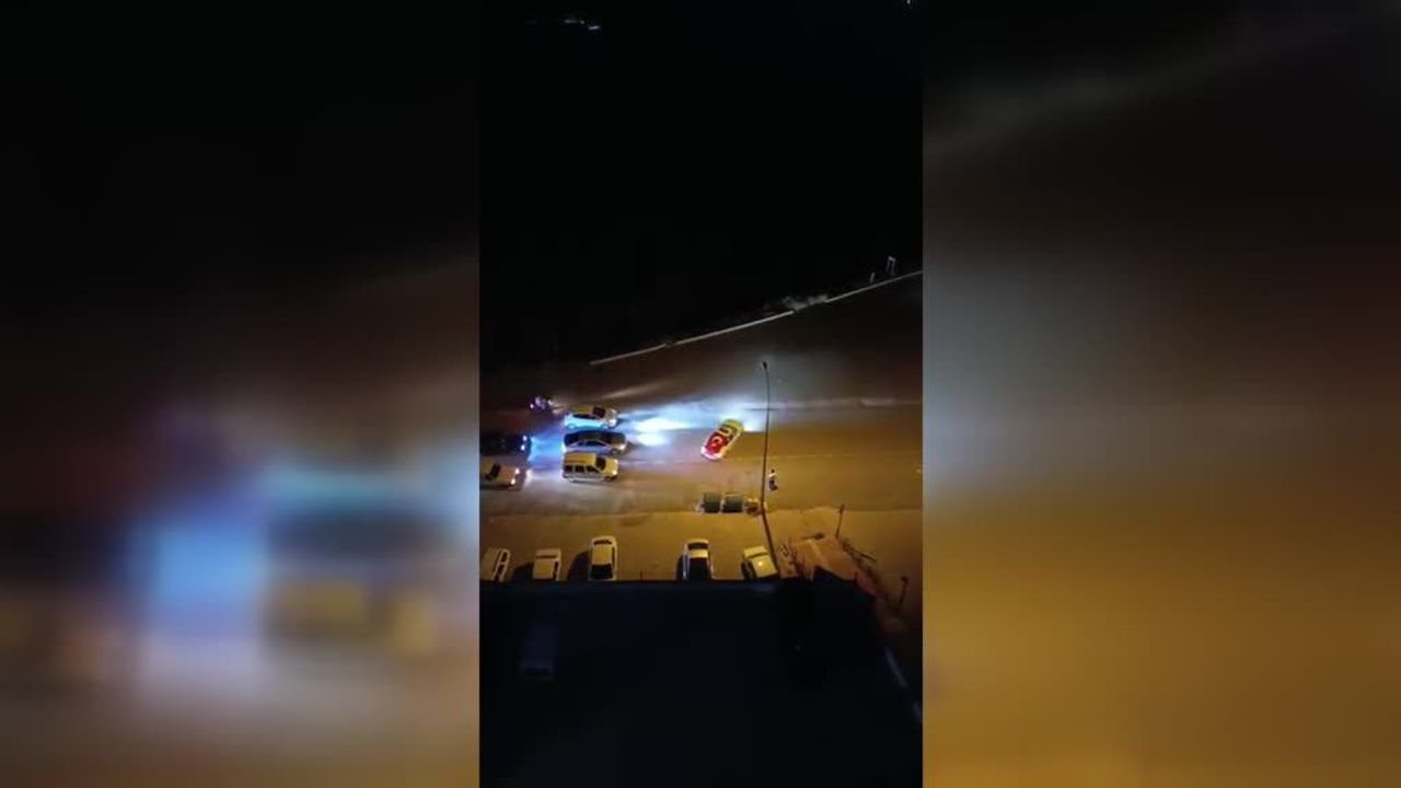 Drift atan sürücüye 140 bin lira ceza uygulandı