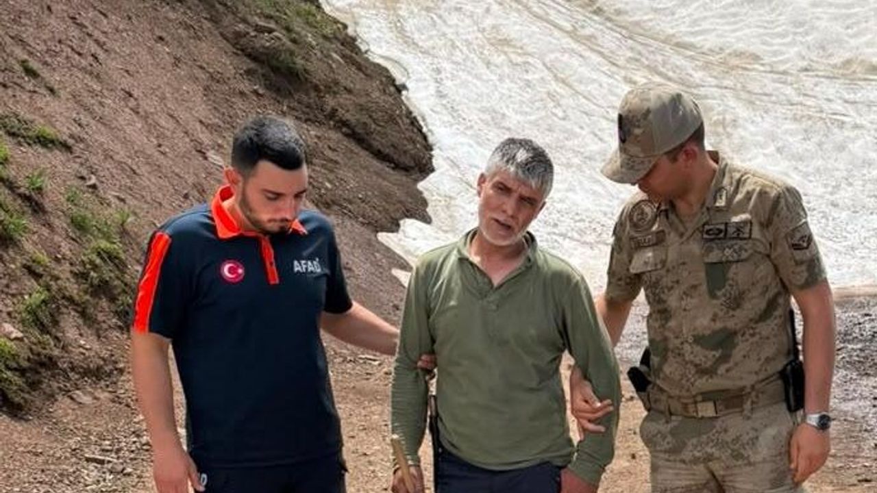 Dağda kaybolan kişi ekiplerce bulundu