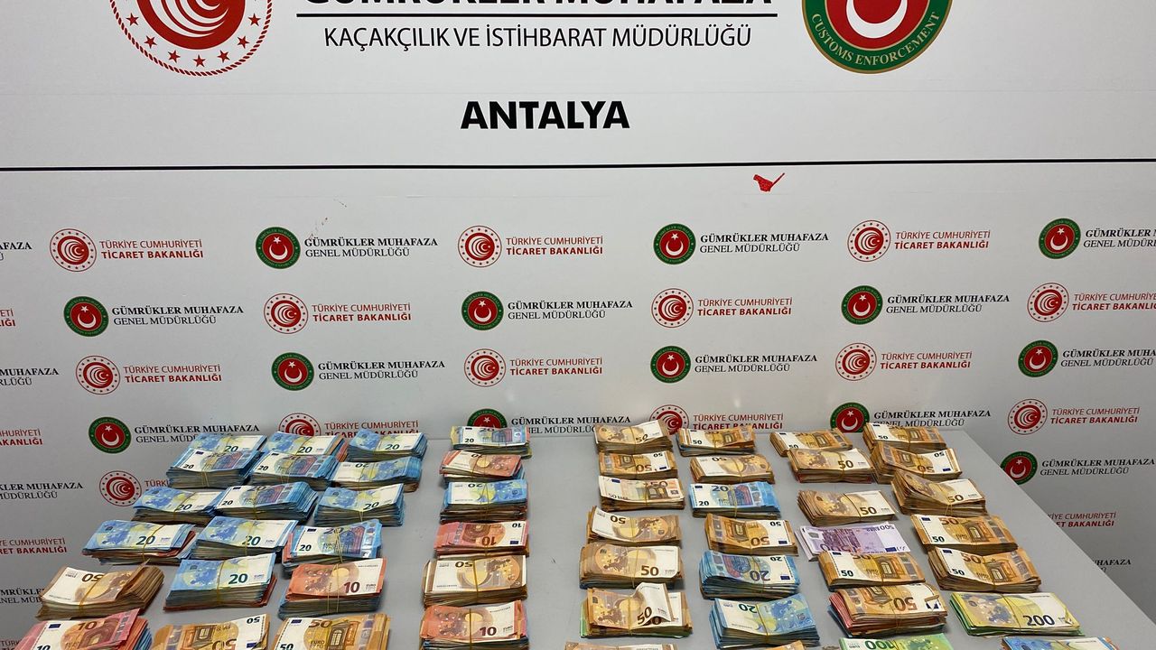 Bebek bezlerinde 381 bin avro ele geçirildi