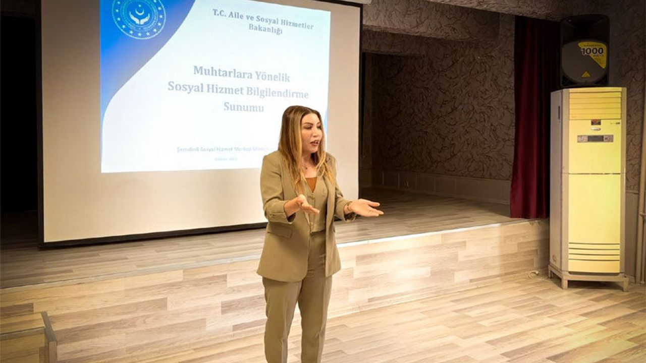 Şemdinli’de Muhtarlara Sosyal Hizmet Modelleri anlatıldı