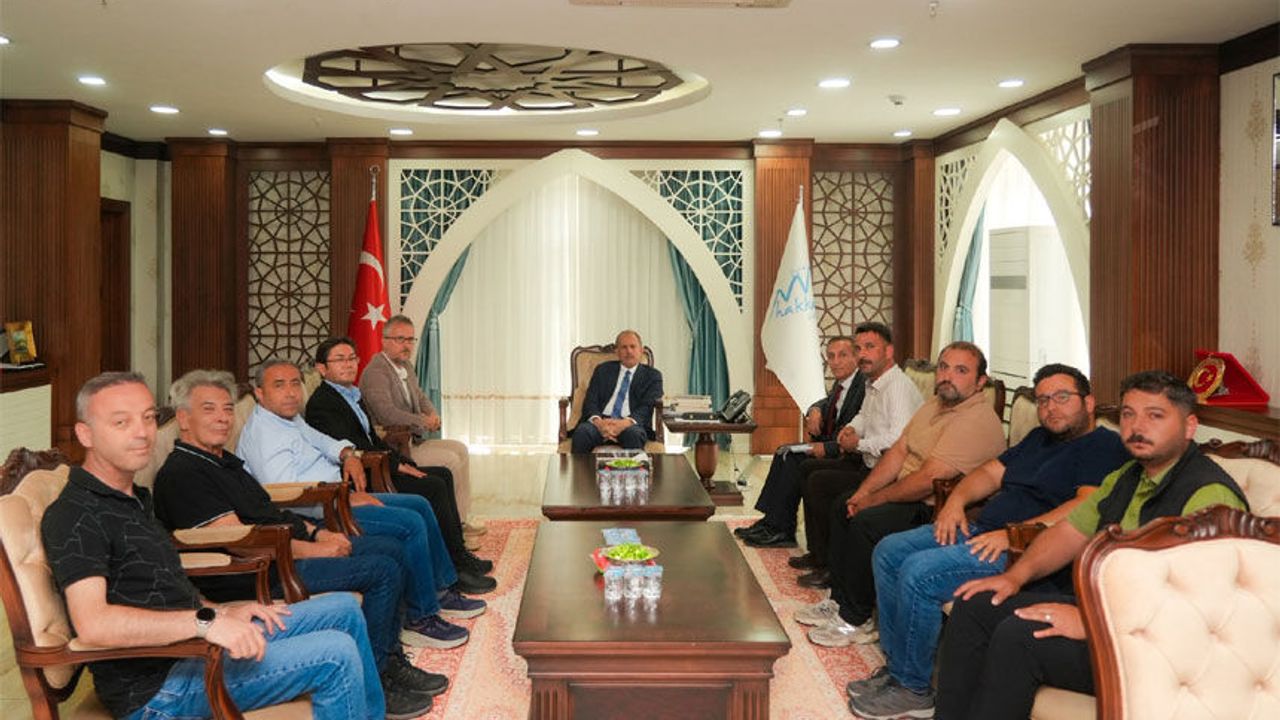 Hakkari Valisi Taşyapan’a Ziyaretler Sürüyor