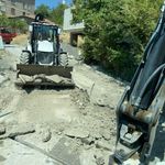 Hakkari'de asfalt ve yama çalışması