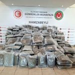 Hamzabeyli Sınır Kapısı'nda 287 kilo esrar ele geçirildi