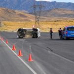 Hakkari Van Karayolunda kaza: Araç takla attı 2 yaralı