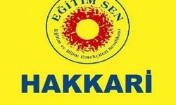 Hakkari Eğitim Sen’den Öğretmenler Günü mesajı