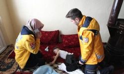 Hakkari'de çığları aşıp hasta bebeğe ulaştılar