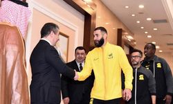 Benzema ve takım arkadaşları  Barzani'yi ziyaret etti
