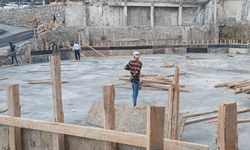 Dev caminin inşaatında çalışmalar sürüyor!