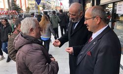 YRP adayı Azizoğlu esnaf ziyareti yaptı