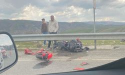 Siirt'te pilot üsteğmen motosikletiyle bariyerlere çarptı