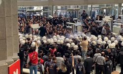 Çağlayan'da avukatların Van protestosuna müdahale