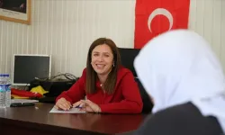 Eşinin görevi dolayısıyla Diyarbakır'a gelen kadın muhtar oldu