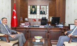 Sulh Ceza Hakimi, Vali Çelik'e veda ziyaretinde bulundu