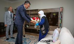 Vali Çelik 104 yaşındaki Temel'i ziyaret etti