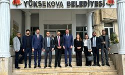 TBB Başkanı  Sağkan'dan Yüksekova Belediyesine ziyaret