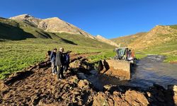 Durankaya’da yayla yollarında genişletme çalışması