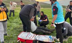 Hakkari'de yaylada rahatsızlanan kişi hastaneye ulaştırıldı