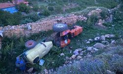 Malatya'da devrilen traktörün sürücüsü öldü