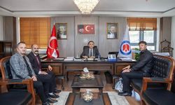 Başkan Çiftçi'den Rektör  Gençcelep’e hayırlı olsun ziyareti