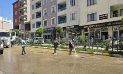 Derecik Belediyesi’nden bayram öncesi temizlik çalışması