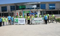 Yeşilay Hakkari Şubesi sağlıklı yaşam için pedal çevirdi