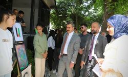 Çukurca'da karma resim sergisi ilgi gördü