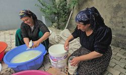 Hakkarili kadınların geleneksel kış hazırlıkları başladı