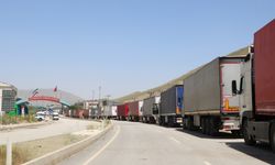Esendere Gümrük Kapısı'nda TIR kuyruğu