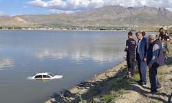 Van'da göle devrilen otomobildeki 2 kişi yaralandı