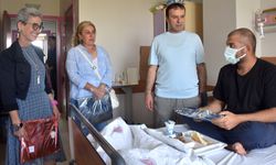 Van'da tedavi gören hastalar bayramda unutulmadı
