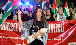 Van'da İsrail'in İran ve Gazze saldırıları protesto edildi