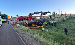 Devrilen vincin altında kalan operatör hayatını kaybetti