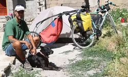 Şili'den bisikletle yola çıktı son durağı Hakkari