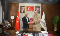Üsteğmen Çolak'tan Başkan Demir'e veda ziyareti