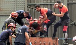 Kırım makinesine düşen işçinin bacakları koptu