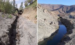 Esendere'de 12 kilometrelik kanal açıldı