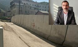 Başkan Tekin'den Şemdinli'deki beton bloklara tepki