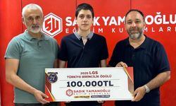 LGS birincisi para ödülünü vakfa bağışladı