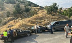 Tunceli'de zincirleme kaza: 5 yaralı