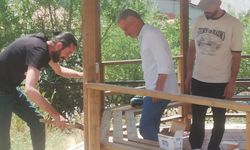 Hakkari’de tahrip edilen Şehit Çetin Deniz Parkı onarıldı
