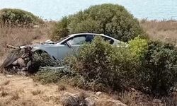 Şarampole devrilen otomobildeki polis memuru hayatını kaybetti