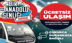 Hakkari’de Anadolu Şenliği’ne ücretsiz ulaşım
