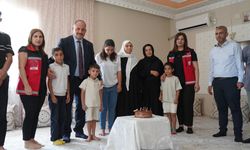 Şırnak'ta şehit çocuğuna doğum günü sürprizi